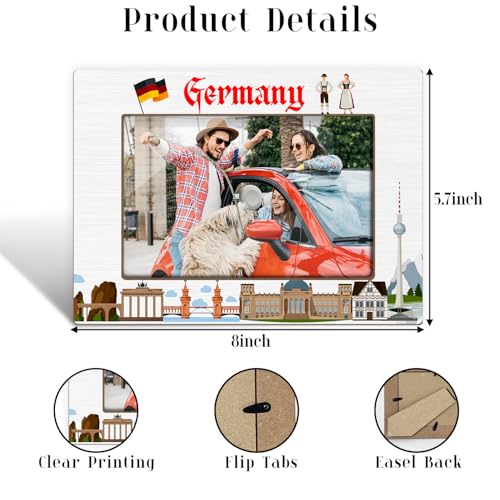 Elegant Tabletop Picture Frame for 8x6 Photos - Germany Souvenir