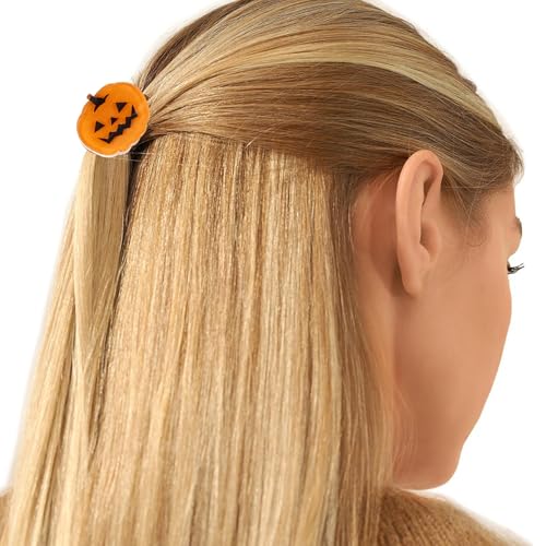 Mtruil Halloween Hair Claw Clips Set - Pumpkin Ghost Bat Design, Style 3, 12 Pieces