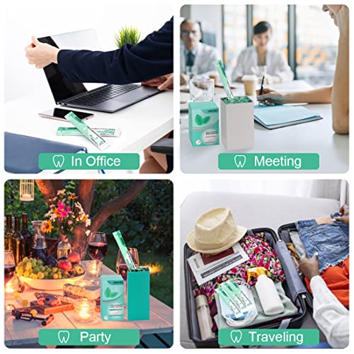 Travel Size Mouthwash Pack of 20 - Fresh Breath, Airport Approved, Mild & Alcohol-Free