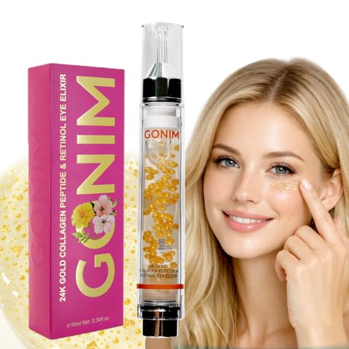 GONIM Caffeine Eye Serum for Dark Circles & Puffiness, 0.34 Fl Oz