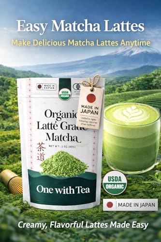Organic Matcha Powder - Latte Grade Green Tea from Japan, 60g