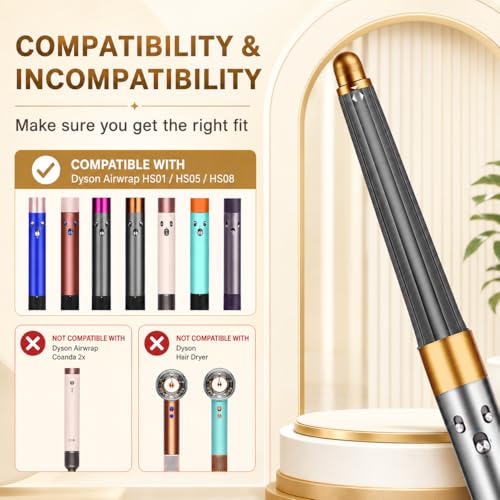 Dyson Airwrap Conical Long Barrel Attachment 20-36mm Adjustable Curling Iron