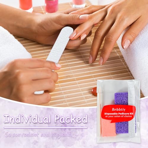 Bebbtiy 4 in 1 Disposable Pedicure Manicure Kit - Pack of 20