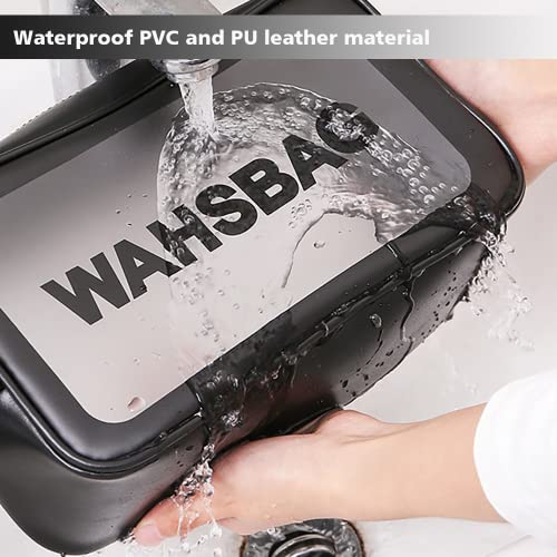 DAPOWER Black Travel Toiletry Bag - Large Capacity Makeup Organizer