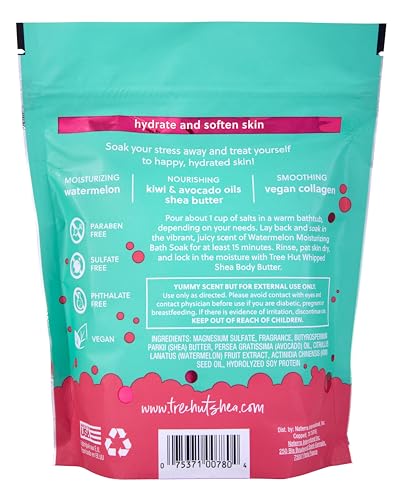 Tree Hut Watermelon Moisturizing Bath Soak, 16 oz (Pack of 1)