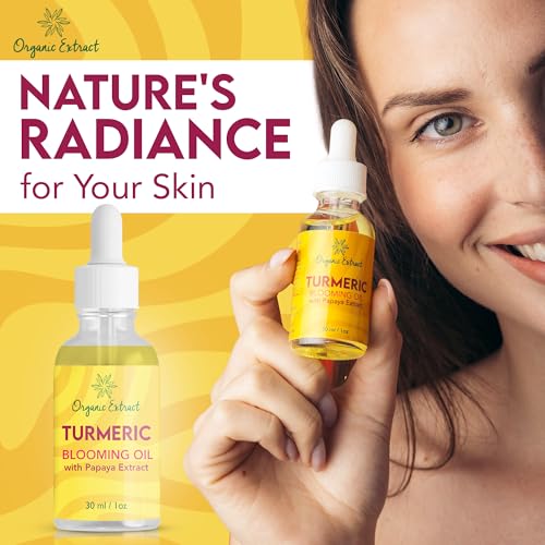 Organic Turmeric Brightening Oil for Face & Body - Dark Spot Corrector 30ml