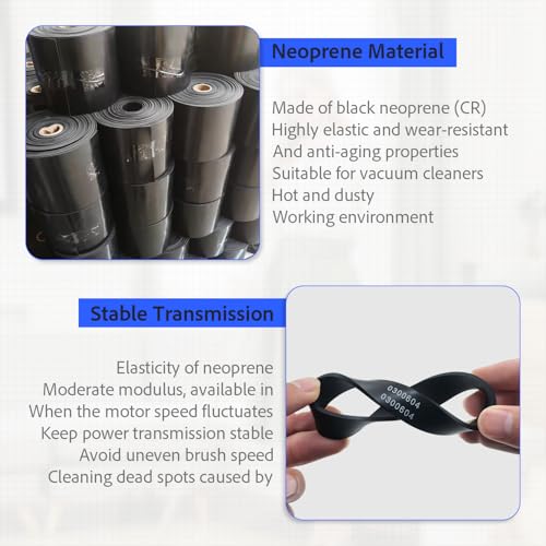 Oreck XL Vacuum Cleaner Belts Replacement (10-Pack) - Part #0300604