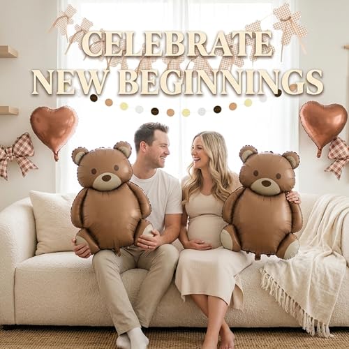 Woodland Bear Party Decorations Set - 8 Piece Birthday Kit