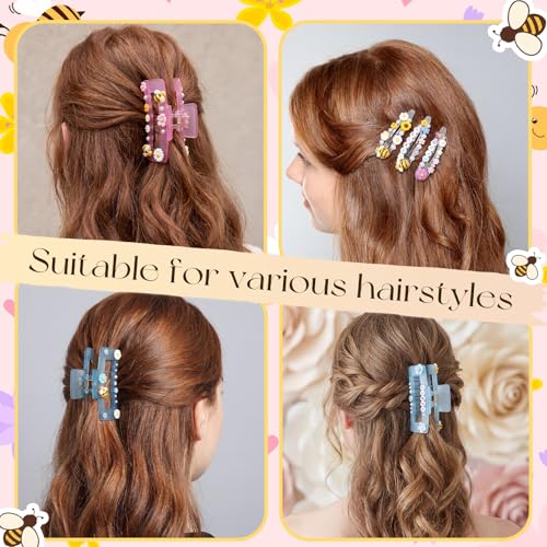 DIY Hair Claw Clip Making Kit - Flower & Cute Aesthetic Craft Set