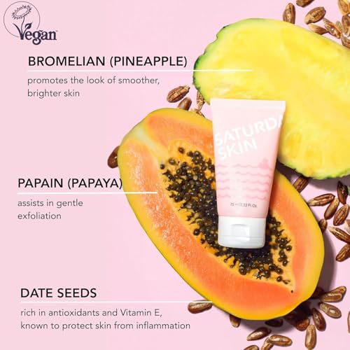 Saturday Skin Fruit Enzyme Face Peeling Gel for Sensitive Skin - 2.53 fl oz