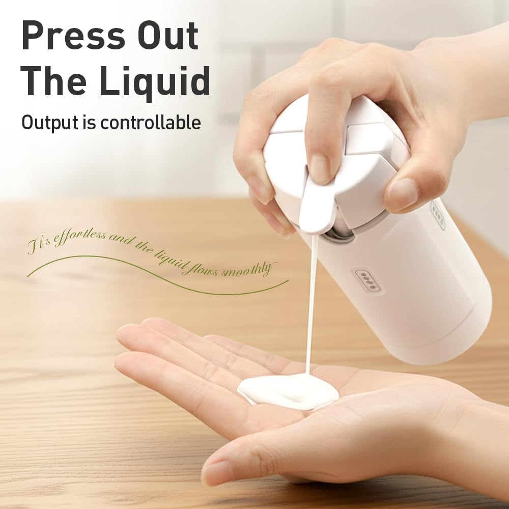 Travel Toiletry Dispenser Set - 4 in 1 Refillable 30ML Travel Bottles for Shampoo & More | Green
