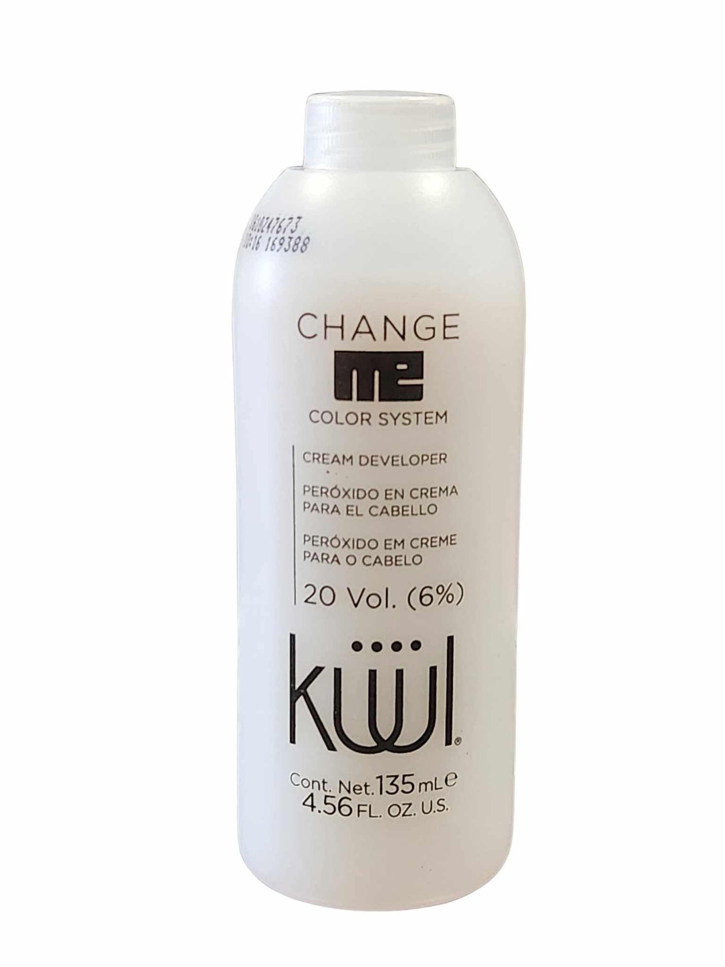Generic Küül Change Me Peroxide 20 Volume (6%) floz Color System Crema Cabello, 4 Fl oz Cream Developer, white
