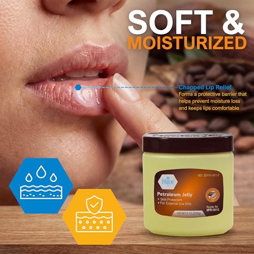 Cocoa Butter Petroleum Jelly - 8 oz Moisturizing Skin Protectant