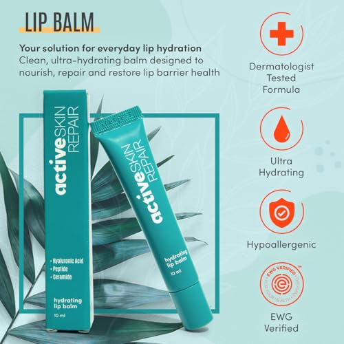 Hydrating Lip Balm with Hyaluronic Acid - Nourishing, Non-Toxic, 10ml