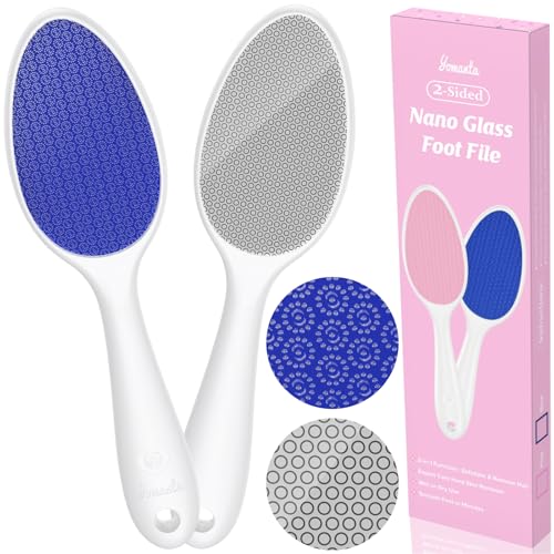 yomanta Nano Glass Foot File - 2-in-1 Callus Remover & Exfoliator