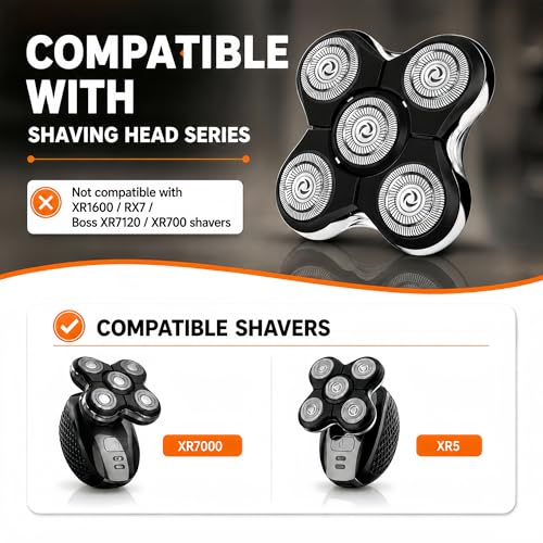 Replacement Shaver Head for Remington Balder Pro XR7000 XR1500