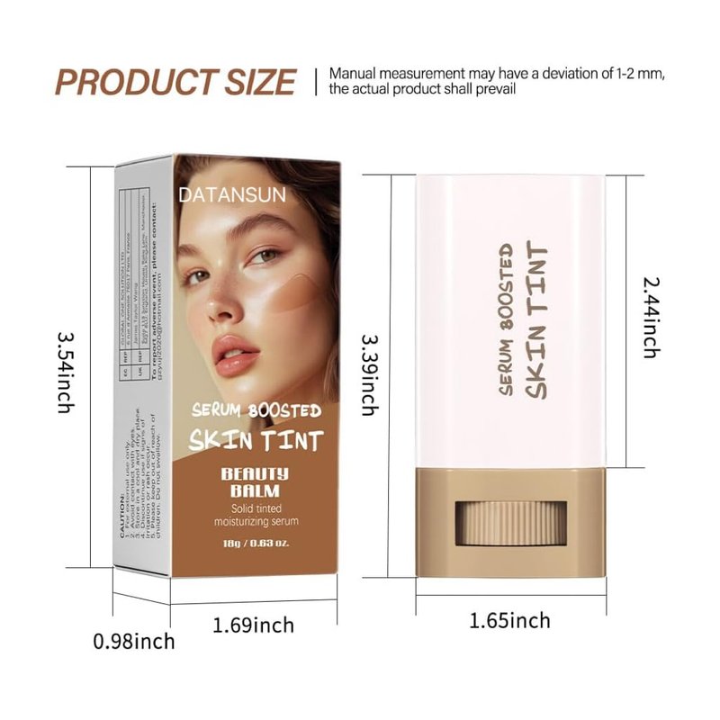Foundation Stick - Lightweight Waterproof Skin Tint for Long-Lasting Coverage | Shade 02