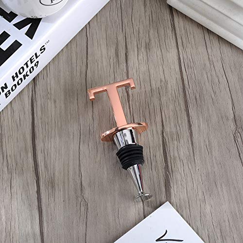 Personalized Rose Gold Wine Bottle Stopper - Funny Prosecco Gift