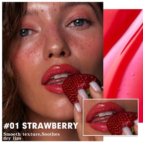 evpct Nourishing Tinted Lip Balm - Hydrating Strawberry Tint