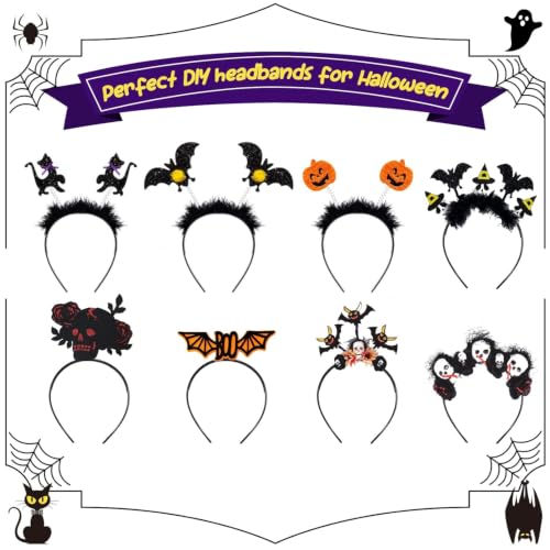 Candygirl 36pcs Black Plastic Headbands - DIY Craft Hairbands