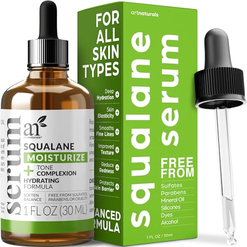 Artnaturals Squalane Facial Oil - Hydrating & Fast Absorbing 1 oz