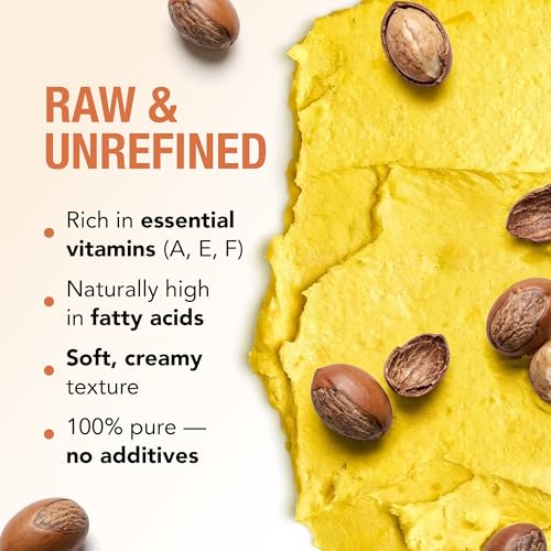 Ashanti Naturals Yellow Raw Shea Butter - 15 oz Unrefined Moisturizer