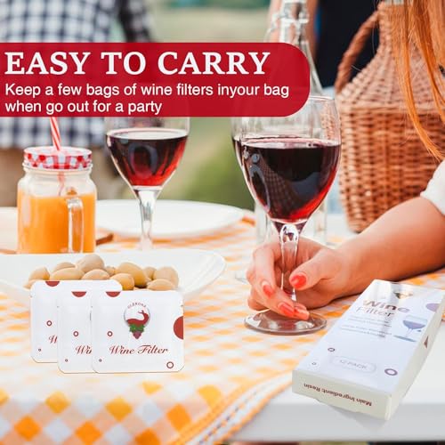 Wine Purifier Filters - 12 Pack for Allergies & Sensitivities
