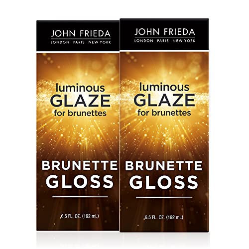 John Frieda Brunette Hair Gloss / 6.5 Oz Pack of 2 - Enhances Color & Shine