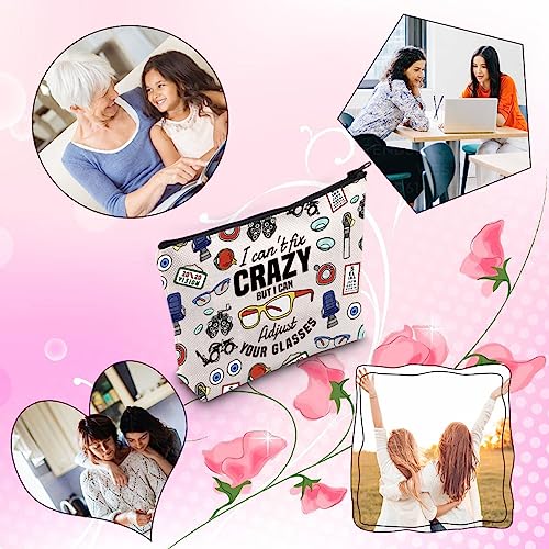 Optometry Makeup Bag for Eyeglasses | Multifunctional Cosmetic Storage