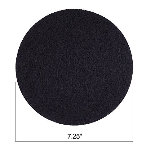 KUUQA 8-Pack Compost Bin Charcoal Filters, 7.25" Round