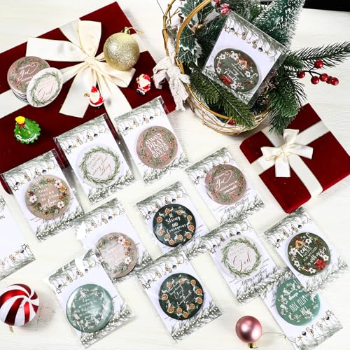 36-Piece Christmas Christian Gift Set with Bible Verse Pocket Mirrors