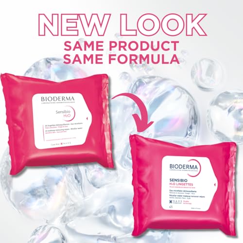 Bioderma Sensibio H2O Micellar Makeup Removing Wipes - 25 Pack