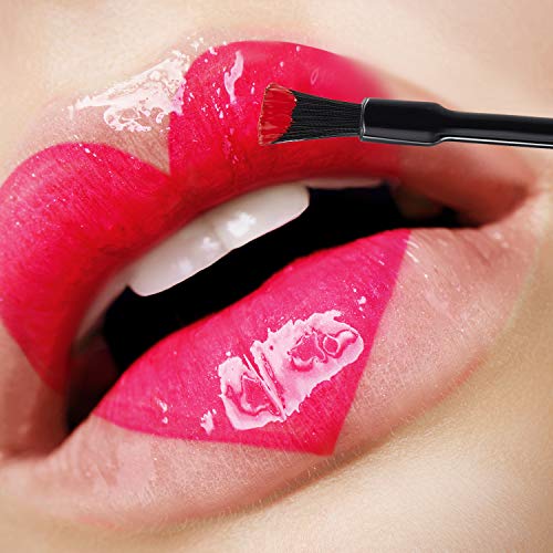 Black 200 Pcs Disposable Lip Gloss Brushes Lipstick Applicators Makeup Tools