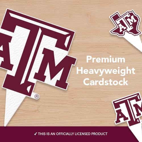 Texas A&M Aggies 25-Piece Food Picks & Cupcake Toppers Set