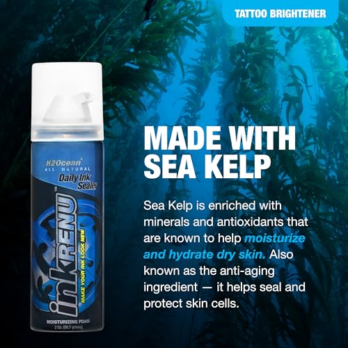H2Ocean InkRenu 2oz Tattoo Moisturizing Foam - Brightener & Aftercare