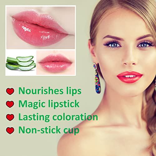 Aloe Vera Lipstick Set - Long-Lasting Moisturizing Color Change Balm
