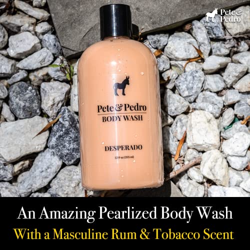 Pete & Pedro Desperado Rum & Tobacco Scent Body Wash 12 oz