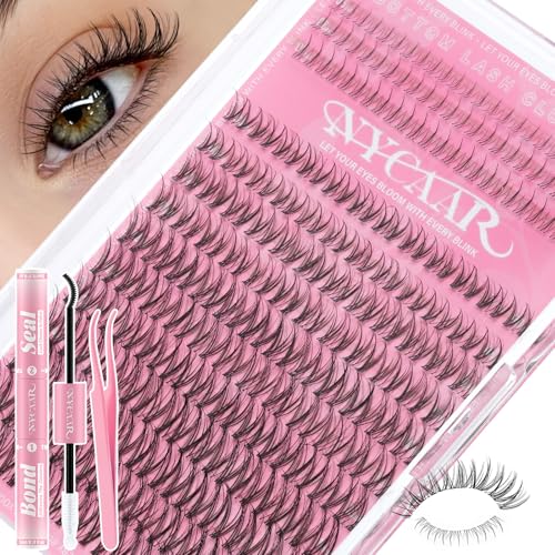 C Curl Moonlight Eyelash Clusters Kit with Bottom Lashes
