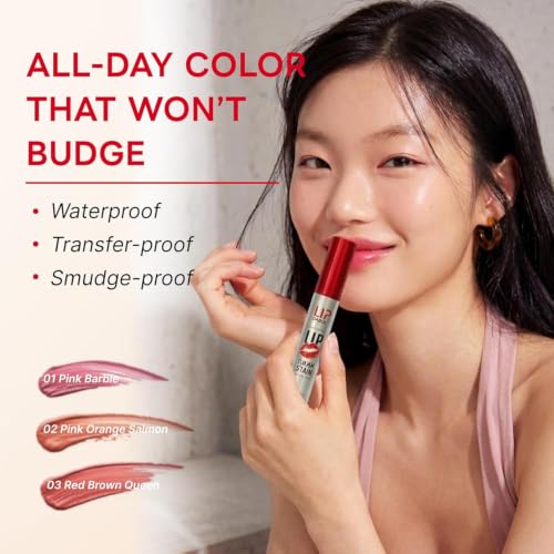 Lipdance Peel Off Lip Stain & Liner Set - Waterproof Long Lasting Tint