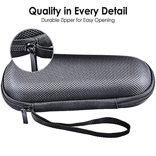Enerfort Razor Travel Case - EVA, Lightweight, 2 Blade Pocket (Black)