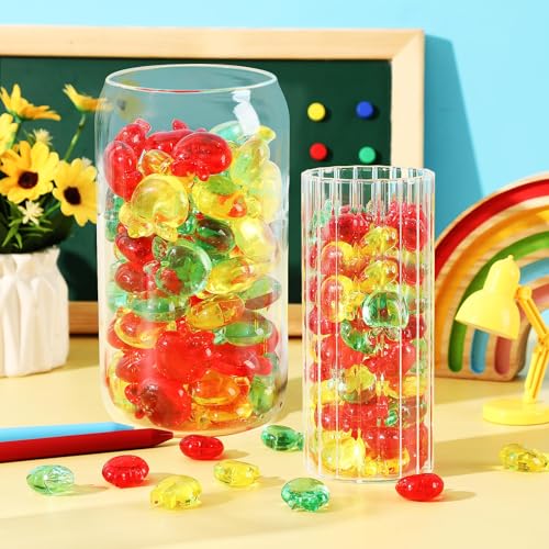 120pcs Mini Acrylic Crystal Gems for Back to School Decor