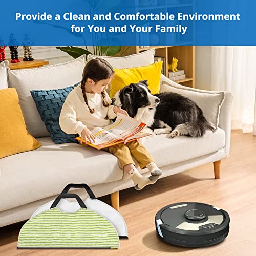 JORAIR RV2610WA Replacement Mop Pads for Shark Robot Vacuum - 6 Pack
