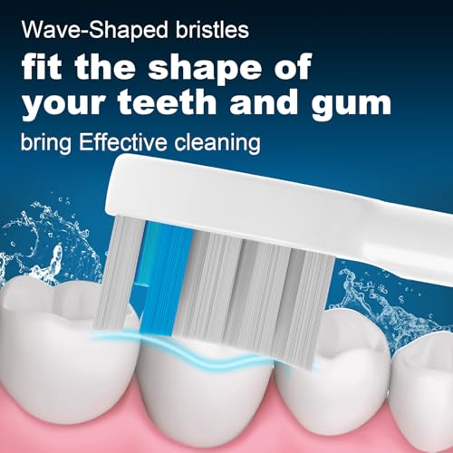 FitMount 3-Pack Replacement Flossing Toothbrush Heads for Waterpik Sonic Fusion
