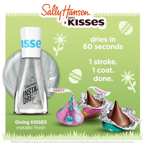 Sally Hansen Insta-Dri Nail Polish Duo - Quick Dry, Long Lasting Shine