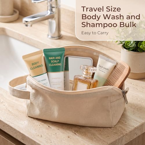Travel Size Shampoo and Body Wash Set - 1 oz Bottles (20 Pack)