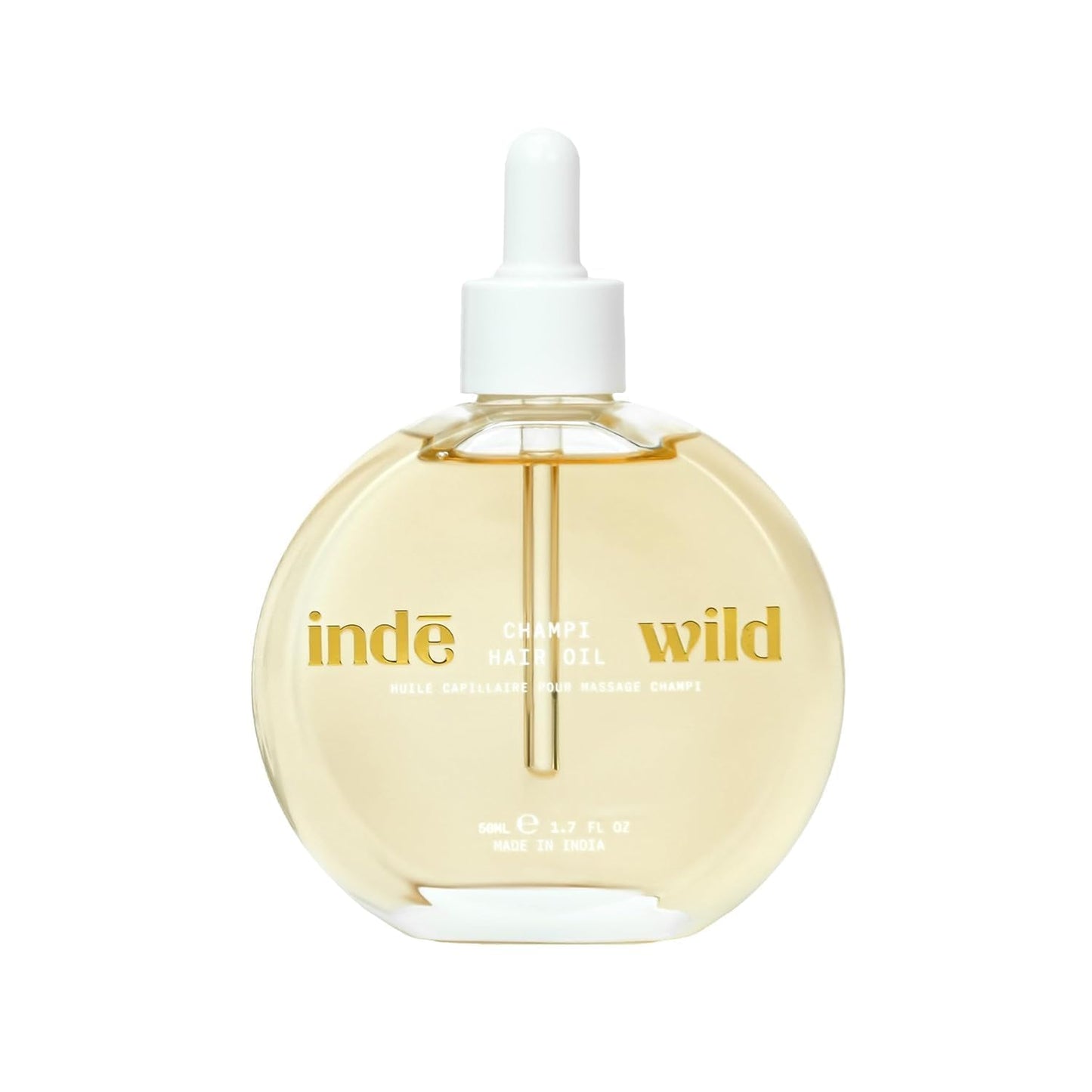 Indie wild Champi Hair Oil, 16+ Ayurvedic Actives, Scalp Massage, Pre-Wash, Overnight Treatment, (50ml)