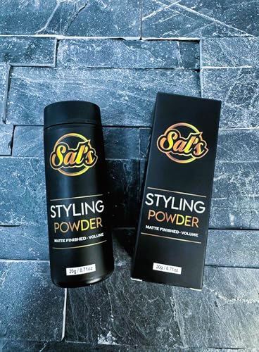 Sal's Professional Hair Styling Powder for Men - Natural Look & Strong Hold
