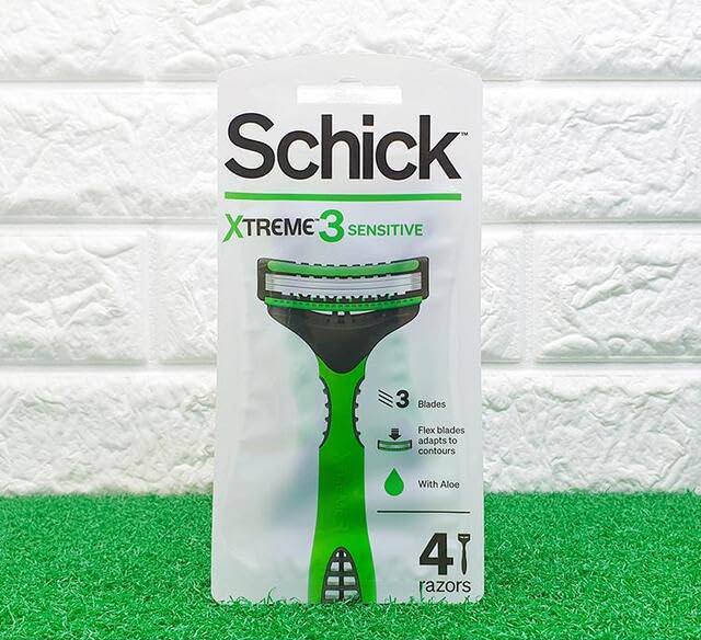 Schick Xtreme 3 Sensitive Disposable Razors for Men - 2 Pack