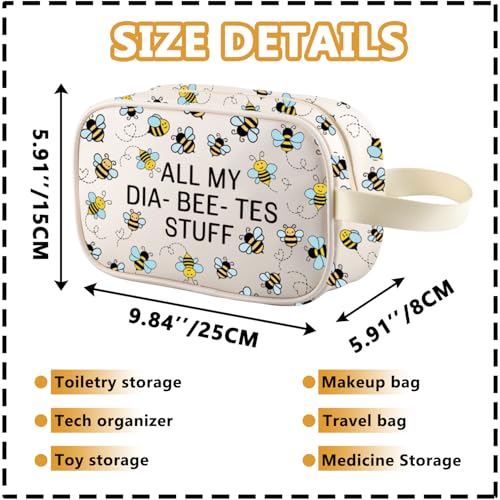 XYANFA Diabetic Medical Bag for Type 1 & 2 Diabetes Storage