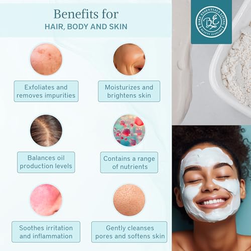 Bare Essentials Living 100% Natural White Kaolin Clay Powder - 2 lb Bag
